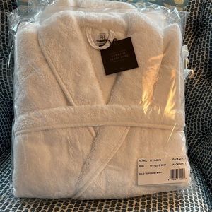 NWT Restoration Hardware Turkish Terry Robe - M